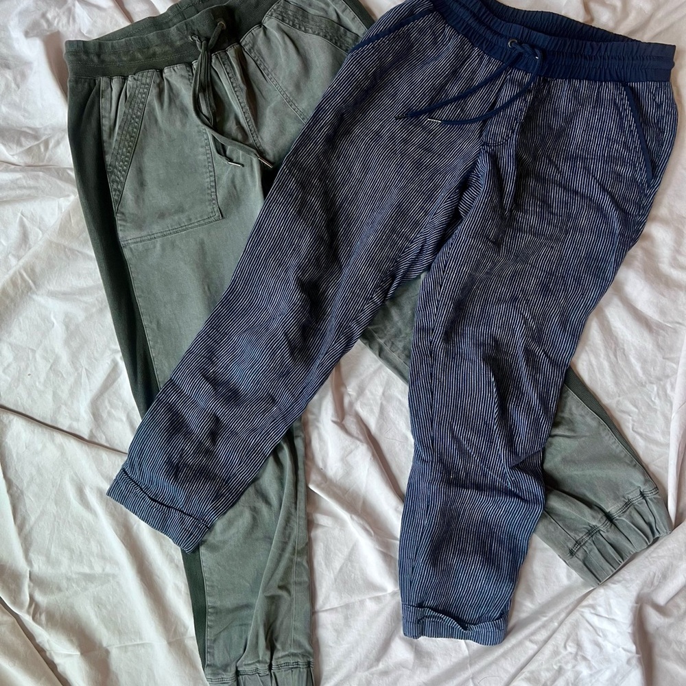 Bundle of  Green and Blue Jogger Pants